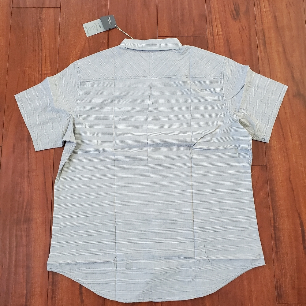 MEN'S BUTTON DOWN SHIRT 100% ORGANIC COTTON SZ XXL NWT - Picture 7 of 8